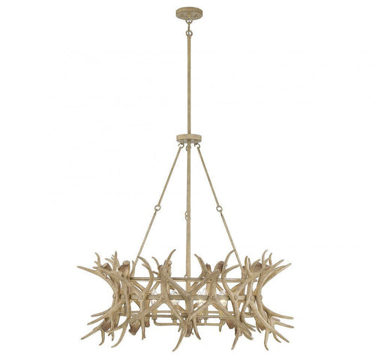 Savoy House Daniels 8-Light Chandelier Matte White
