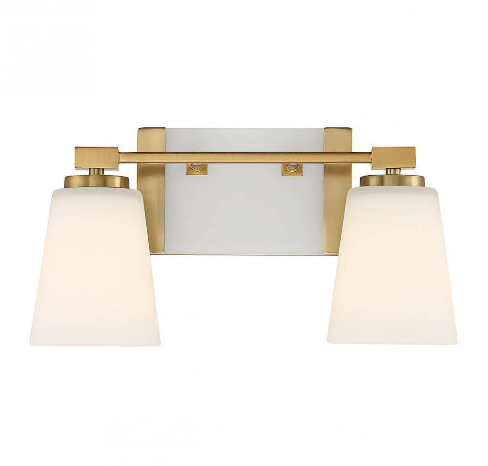 Savoy House Darby 2-Light Bath Vanity Warm Brass