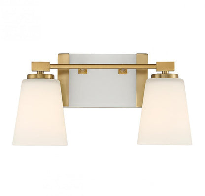 Savoy House Darby 2-Light Bath Vanity Warm Brass