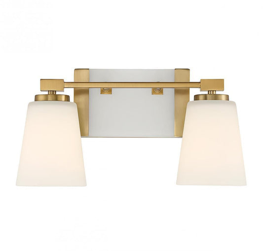 Savoy House Darby 2-Light Bath Vanity Warm Brass