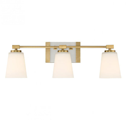Savoy House Darby 3-Light Bath Vanity Warm Brass