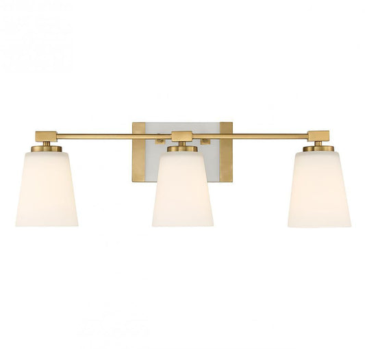 Savoy House Darby 3-Light Bath Vanity Warm Brass