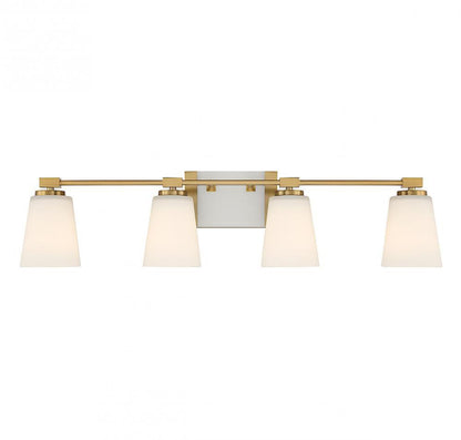 Savoy House Darby 4-Light Bath Vanity Warm Brass
