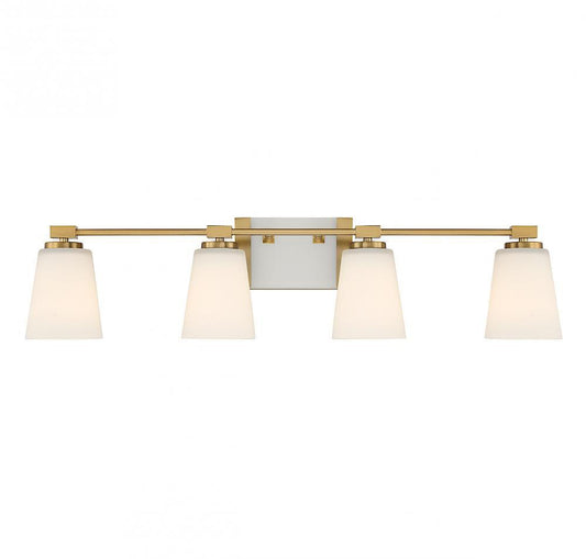 Savoy House Darby 4-Light Bath Vanity Warm Brass
