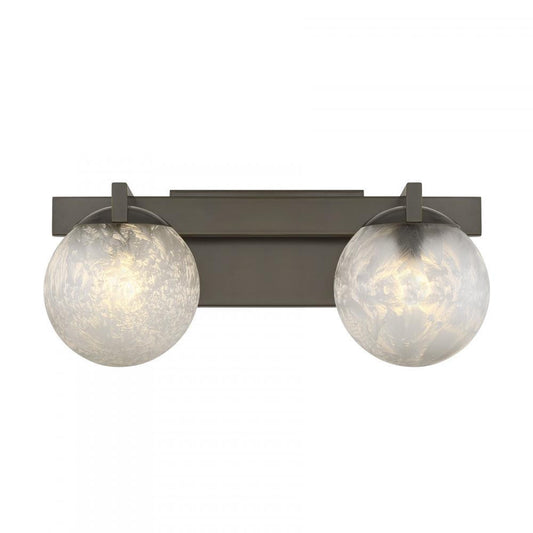 Savoy House Darien 2-Light Bathroom Vanity Light Mediterranean Bronze