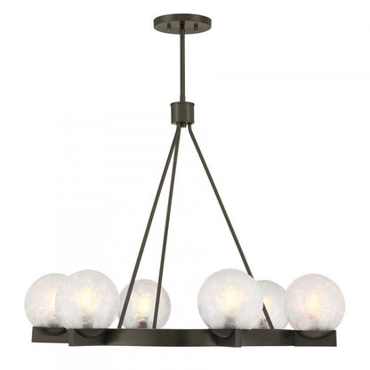 Savoy House Darien 6-Light Chandelier Mediterranean Bronze