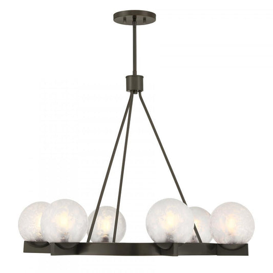 Savoy House Darien 6-Light Chandelier Mediterranean Bronze