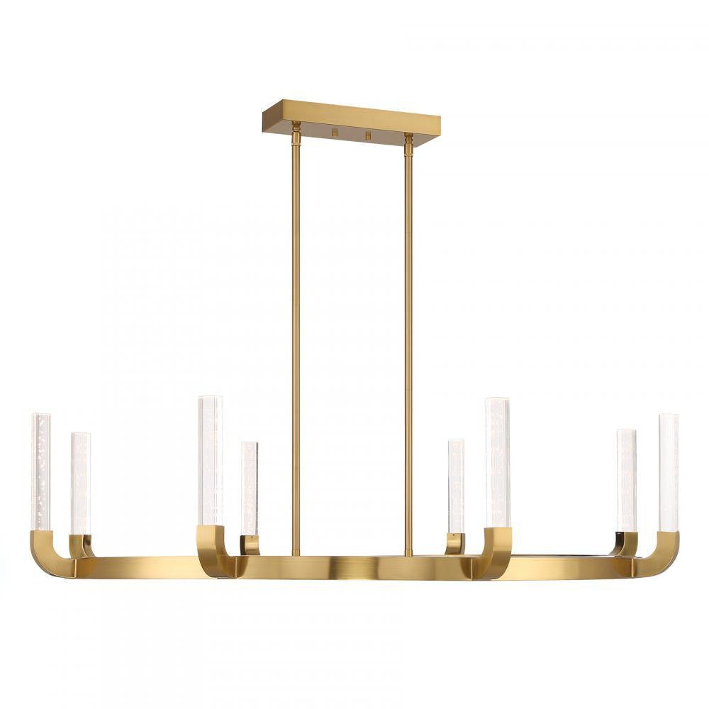 Savoy House Del Mar 8-Light LED Chandelier Warm Brass