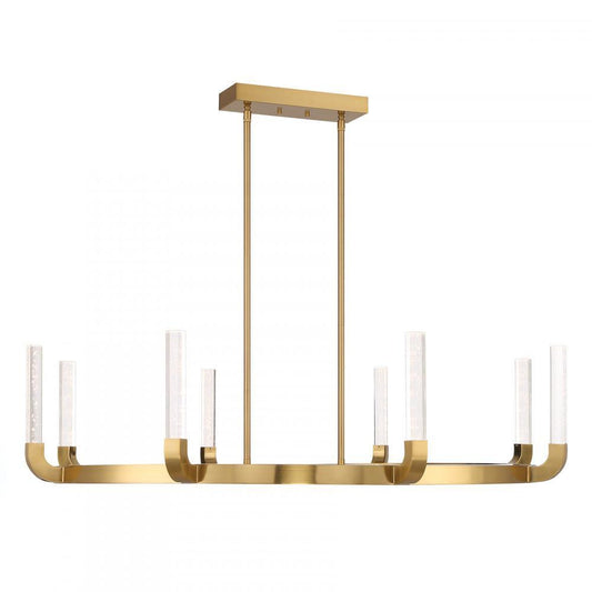 Savoy House Del Mar 8-Light LED Chandelier Warm Brass
