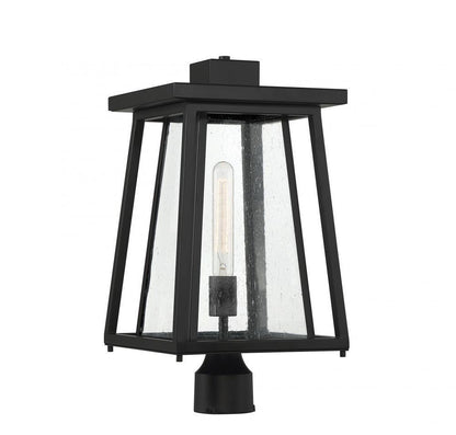Savoy House Denver Outdoor Post Lantern Matte Black