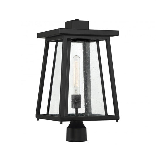 Savoy House Denver Outdoor Post Lantern Matte Black