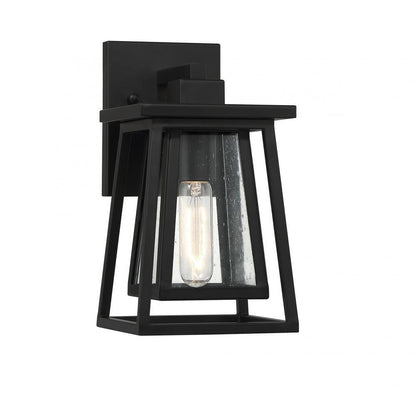 Savoy House Denver 11-in Outdoor Wall Lantern Matte Black