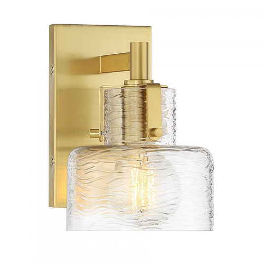 Savoy House Dover 1-Light Wall Sconce Warm Brass