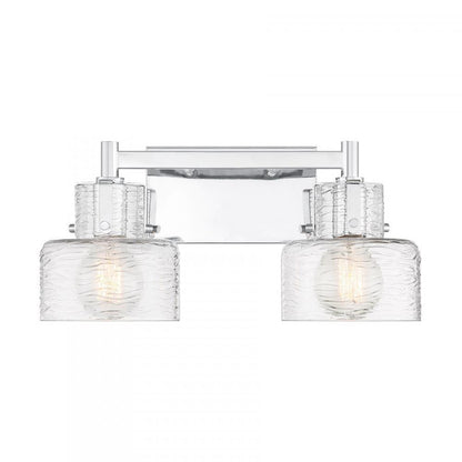 Savoy House Dover 2-Light Bathroom Vanity Light Chrome