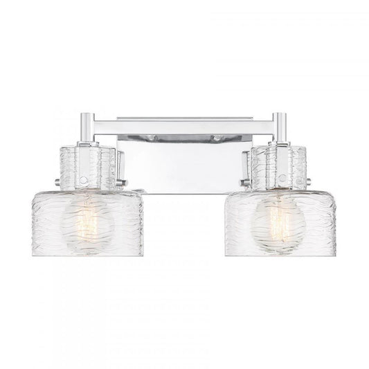 Savoy House Dover 2-Light Bathroom Vanity Light Chrome