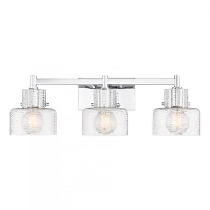 Savoy House Dover 3-Light Bathroom Vanity Light Chrome