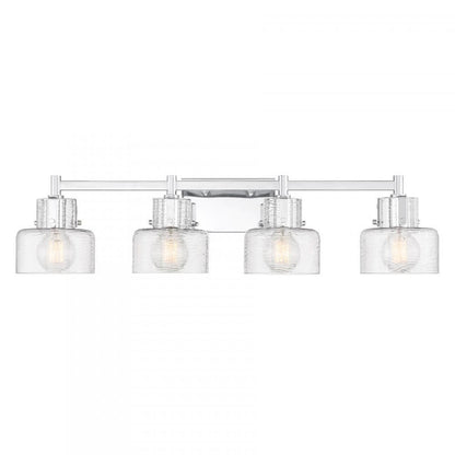 Savoy House Dover 4-Light Bathroom Vanity Light Chrome
