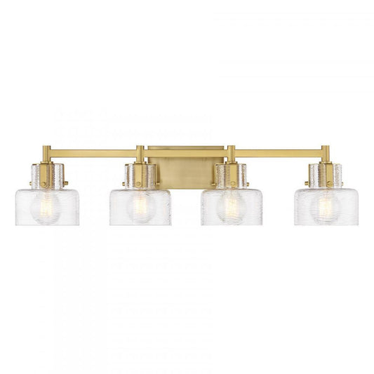 Savoy House Dover 4-Light Bathroom Vanity Light Warm Brass