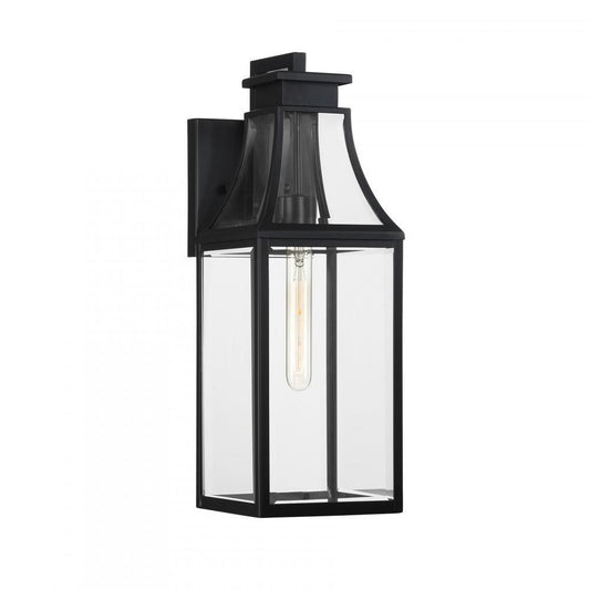 Savoy House Emery 1-Light Outdoor Wall Lantern Matte Black