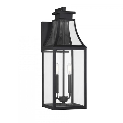 Savoy House Emery 2-Light Outdoor Wall Lantern Matte Black
