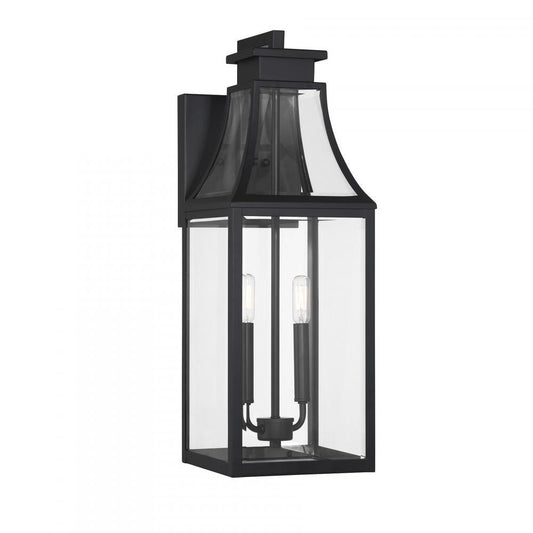 Savoy House Emery 2-Light Outdoor Wall Lantern Matte Black