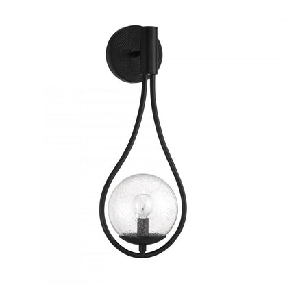 Savoy House Encino 1-Light Wall Sconce in Matte Black, Savoy House 9-7193-1-89 ALYKG