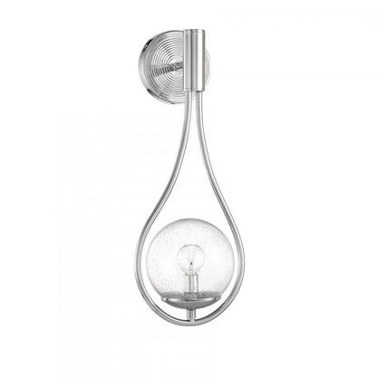 Savoy House Encino 1-Light Wall Sconce in Polished Chrome, Savoy House 9-7193-1-11 ALYKE