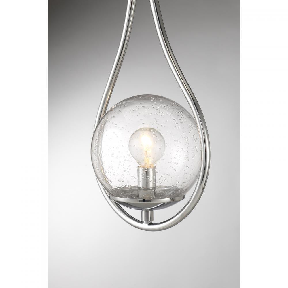 Savoy House Encino 1-Light Wall Sconce in Polished Chrome, Savoy House 9-7193-1-11 ALYKE