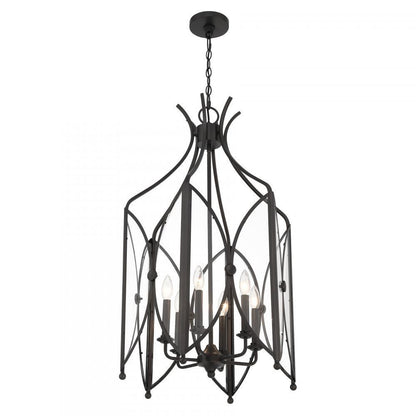 Savoy House Enclave 6-Light Pendant in Black Tourmaline, Savoy House 3-6802-6-188 ALXJV