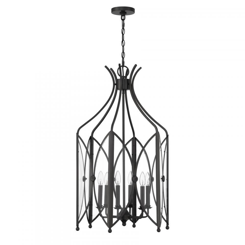 Savoy House Enclave 6-Light Pendant in Black Tourmaline, Savoy House 3-6802-6-188 ALXJV