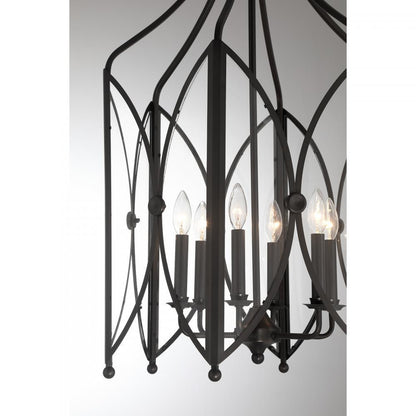 Savoy House Enclave 6-Light Pendant in Black Tourmaline, Savoy House 3-6802-6-188 ALXJV