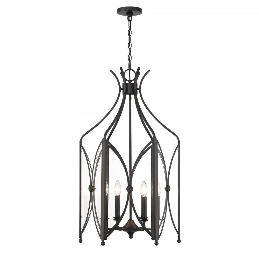 Savoy House Enclave 6-Light Pendant in Black Tourmaline, Savoy House 3-6802-6-188 ALXJV