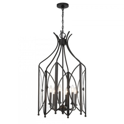Savoy House Enclave 6-Light Pendant in Black Tourmaline, Savoy House 3-6802-6-188 ALXJV