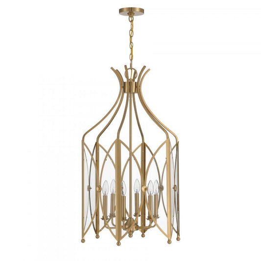 Savoy House Enclave 6-Light Pendant Noble Brass