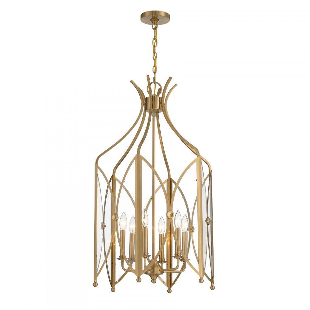 Savoy House Enclave 6-Light Pendant in Noble Brass, Savoy House 3-6802-6-127 ALXJU