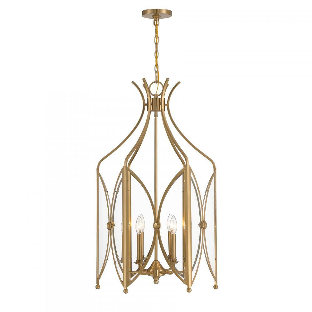 Savoy House Enclave 6-Light Pendant in Noble Brass, Savoy House 3-6802-6-127 ALXJU