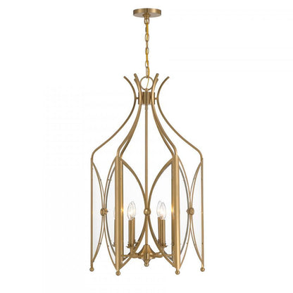 Savoy House Enclave 6-Light Pendant in Noble Brass, Savoy House 3-6802-6-127 ALXJU