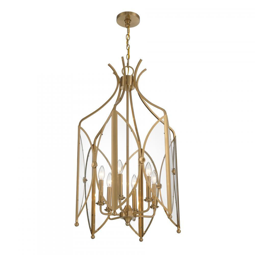 Savoy House Enclave 6-Light Pendant in Noble Brass, Savoy House 3-6802-6-127 ALXJU