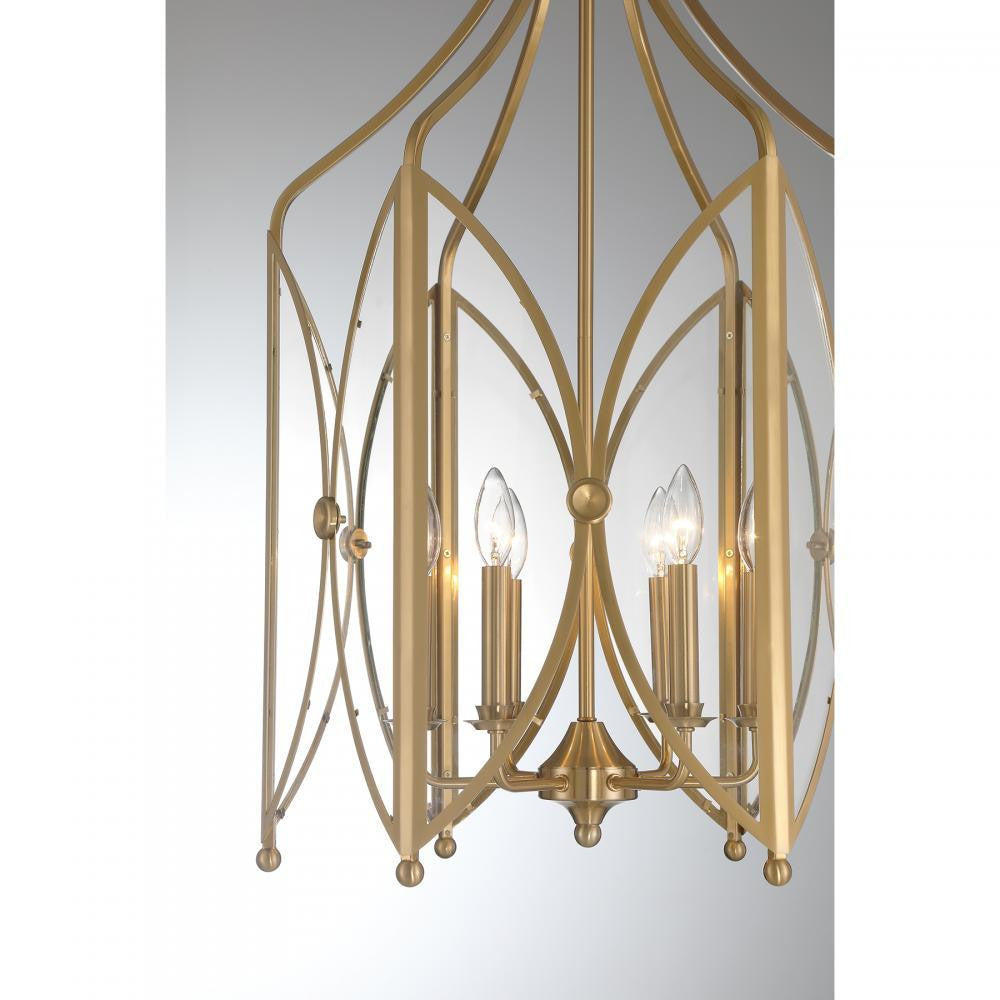 Savoy House Enclave 6-Light Pendant in Noble Brass, Savoy House 3-6802-6-127 ALXJU