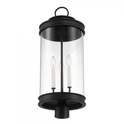Savoy House Englewood 3-Light Outdoor Post Lantern Matte Black