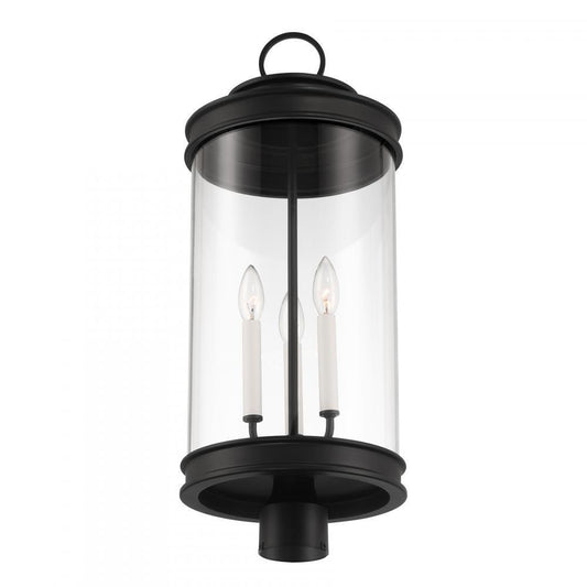 Savoy House Englewood 3-Light Outdoor Post Lantern Matte Black