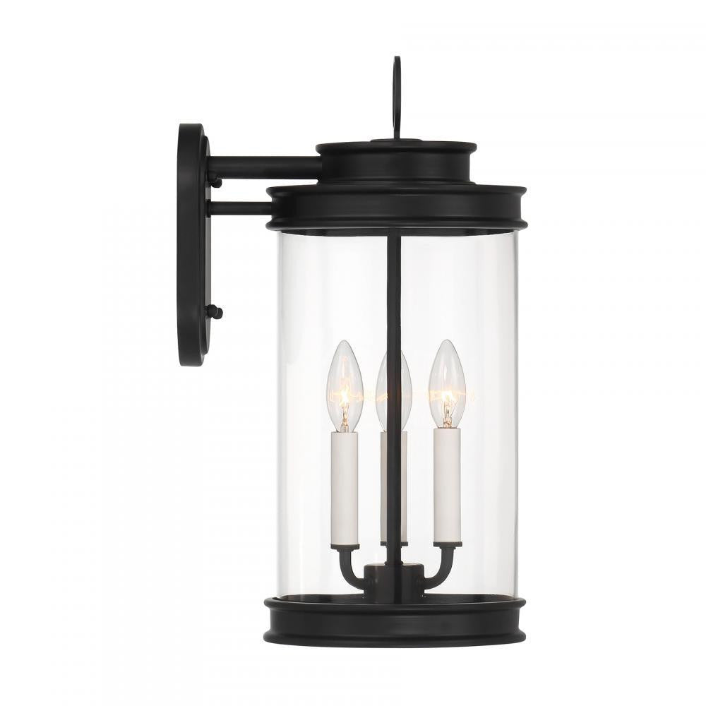 Savoy House Englewood 3-Light Outdoor Wall Lantern in Matte Black, Savoy House 5-905-BK ALXKT