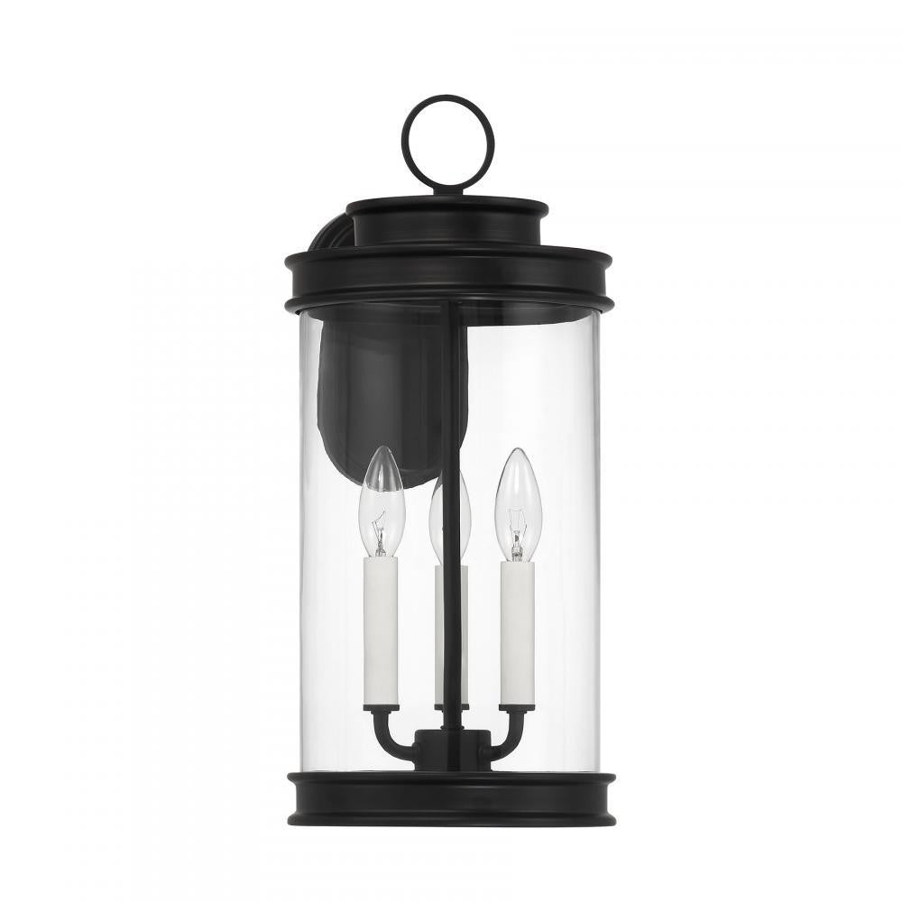 Savoy House Englewood 3-Light Outdoor Wall Lantern in Matte Black, Savoy House 5-905-BK ALXKT
