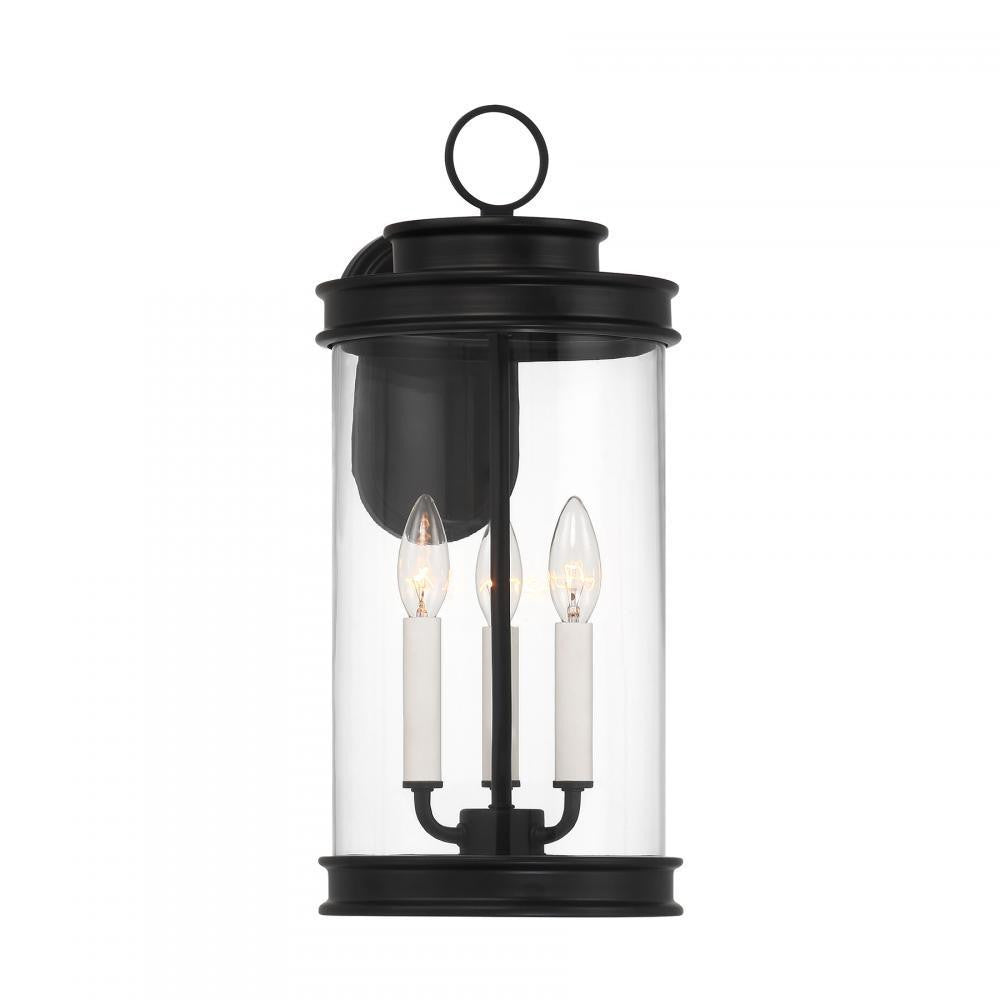Savoy House Englewood 3-Light Outdoor Wall Lantern in Matte Black, Savoy House 5-905-BK ALXKT