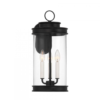 Savoy House Englewood 3-Light Outdoor Wall Lantern in Matte Black, Savoy House 5-905-BK ALXKT