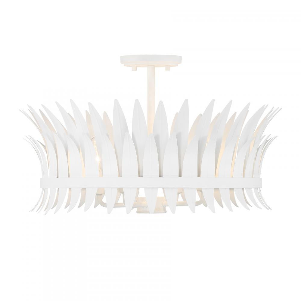 Savoy House Ensley 4-Light Ceiling Light in Bisque White, Savoy House 6-7900-4-83 ALXKZ