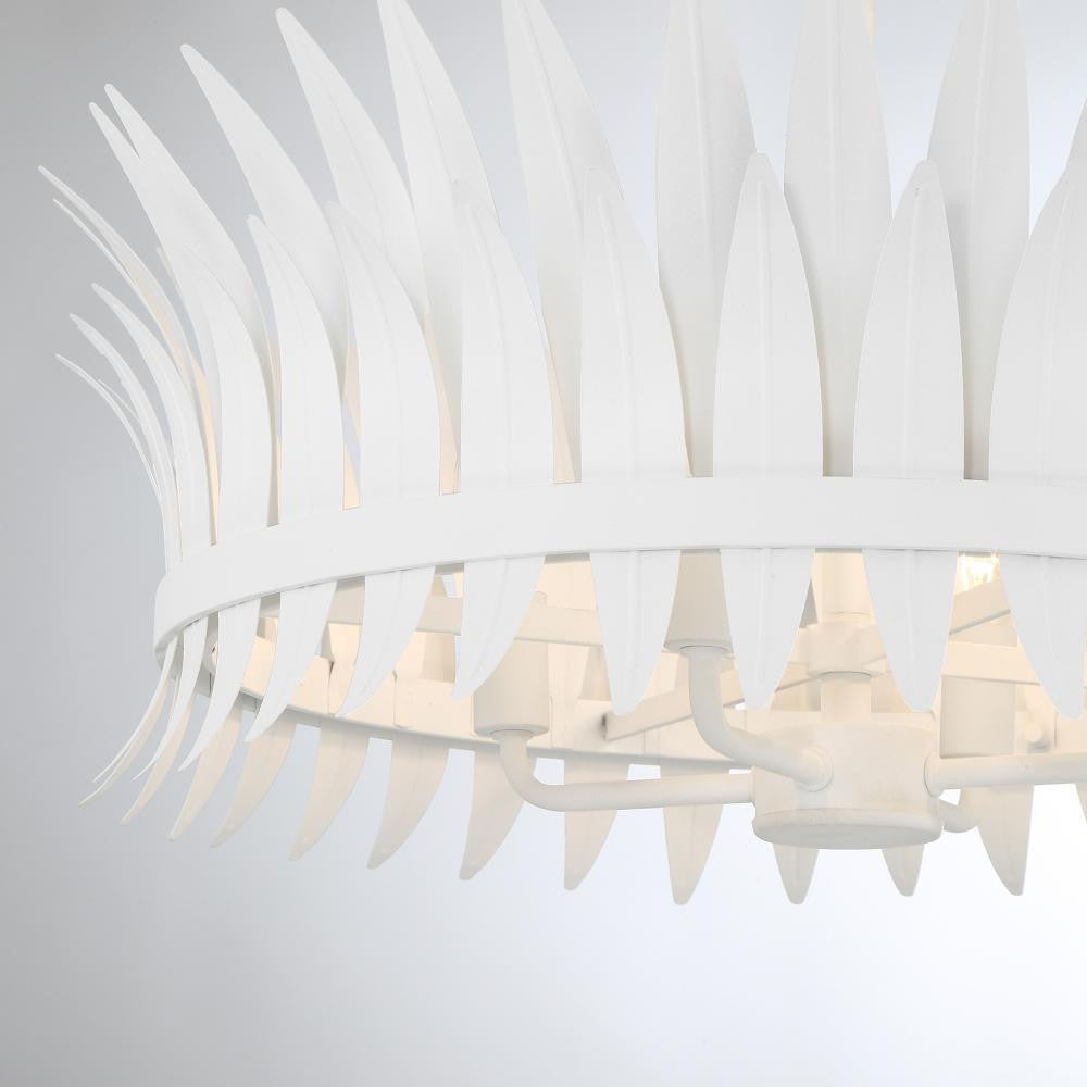 Savoy House Ensley 4-Light Ceiling Light in Bisque White, Savoy House 6-7900-4-83 ALXKZ