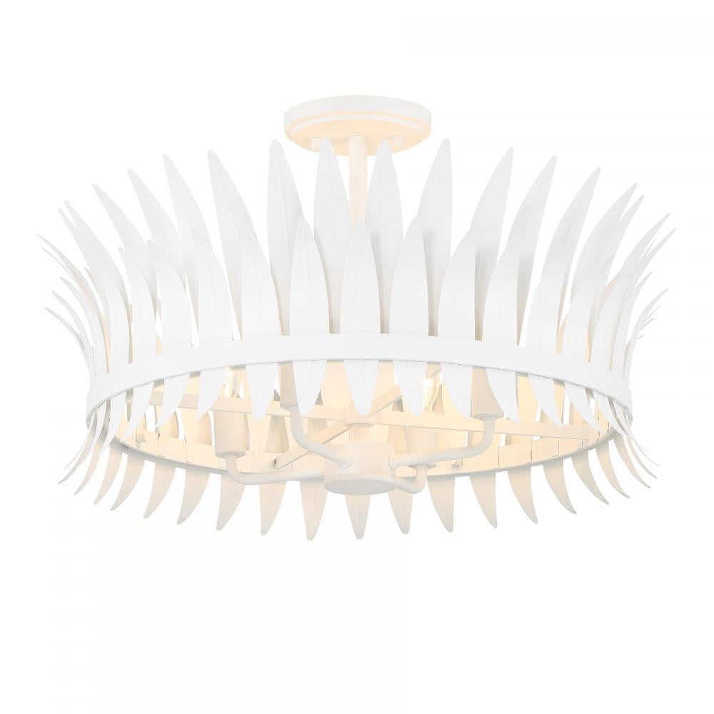 Savoy House Ensley 4-Light Ceiling Light in Bisque White, Savoy House 6-7900-4-83 ALXKZ