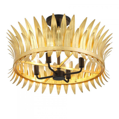 Savoy House Ensley 4-Light Ceiling Light in True Gold, Savoy House 6-7900-4-261 ALXKY