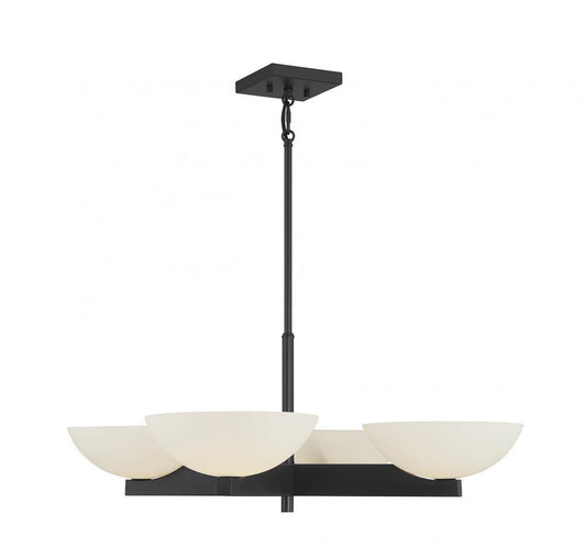 Savoy House Fallon 4-Light Chandelier Matte Black